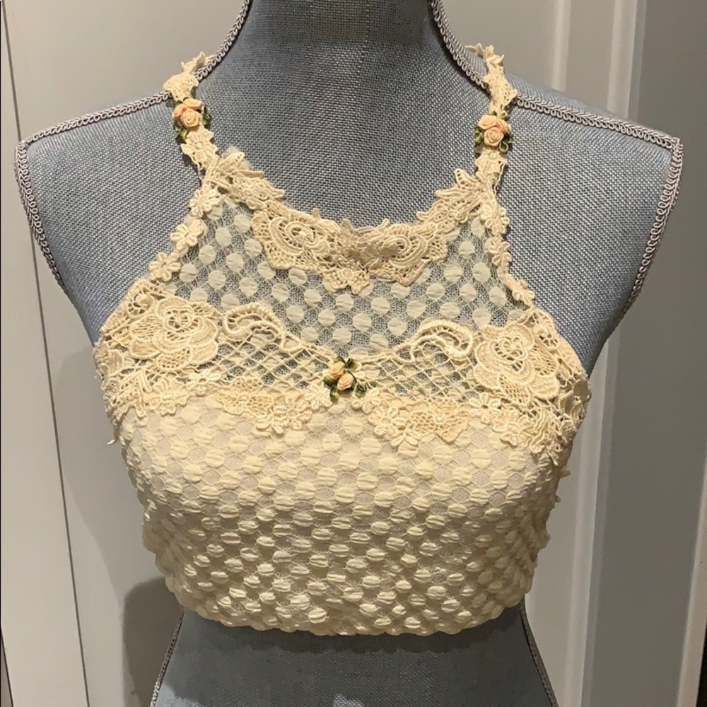 Lace Crop Top by Free People